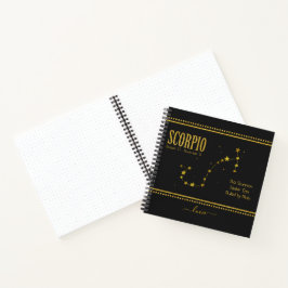 Notebook Scorpio Zodiac - Sinal