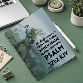 Notebook Spiral Psalm 121:2 KJV 8,5 x 11