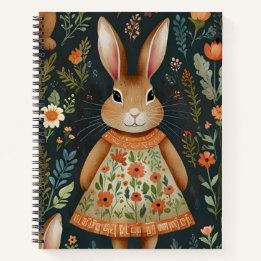 Notebook Springtime Bunny