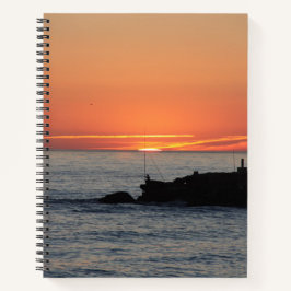 Notebook Sunset Spiral