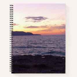 Notebook Sunset Spiral