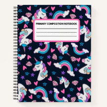 Notebook Unicorn Rainbow Principal