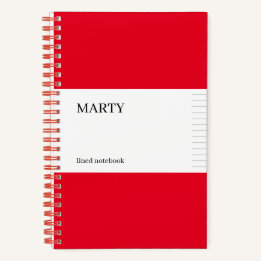 Notebook Vermelho com Horas de Faculdade com Monog