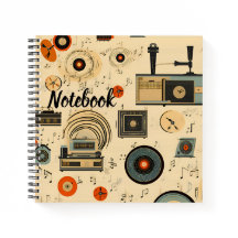 Notebook Vintage Music & Linked
