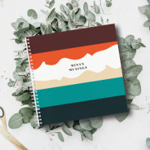 Notebook Vintage Vibes Bloqueado por Cor