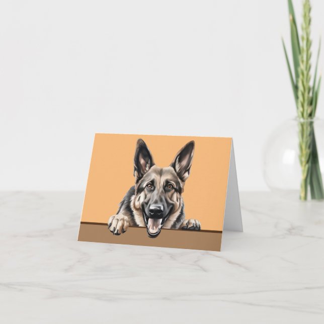 Notecard ou Cartões de agradecimentos Pet do Cão g (Frente)