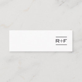 Notecards ou cartões de visitas