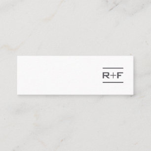 Notecards ou cartões de visitas