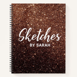 Notepad Do Notebook De Artista Glitter Sparkly