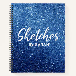 Notepad Do Notebook De Artista Glitter Sparkly