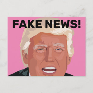 NOTÍCIAS FALSAS! CARTÕES POSTAIS DONALD TRUMP