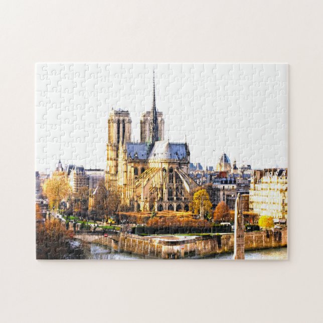 Notre Dame (1163-2019) Quebra-cabeça (Horizontal)