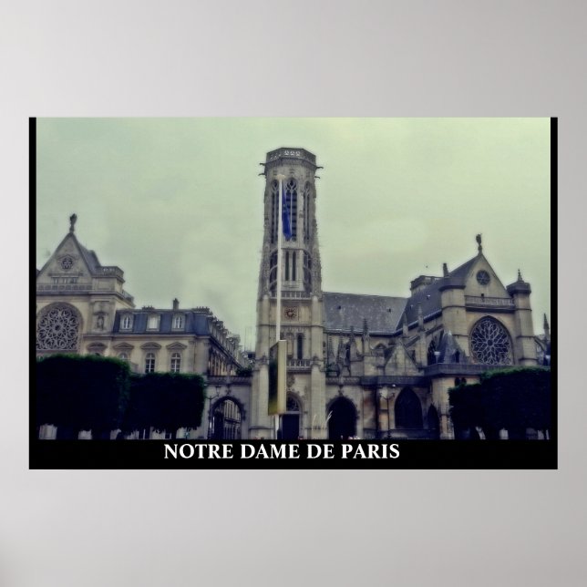 NOTRE DAME DE PARIS POSTER (Frente)