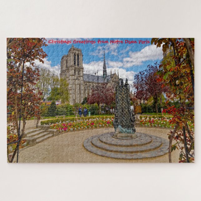 Notre Dame Paris. Quebra-Cabeça (Horizontal)