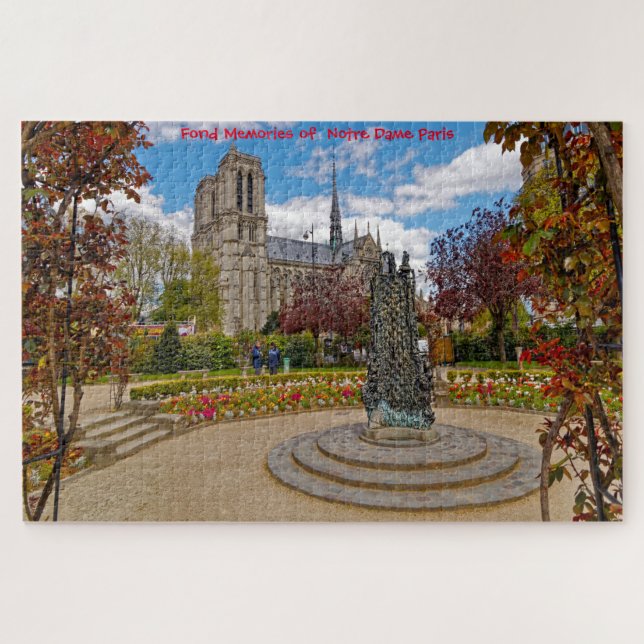 Notre Dame Paris. Quebra-Cabeça (Horizontal)