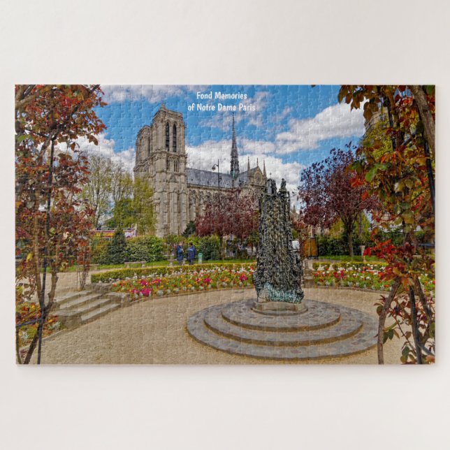 Notre Dame Paris. Quebra-Cabeça (Horizontal)
