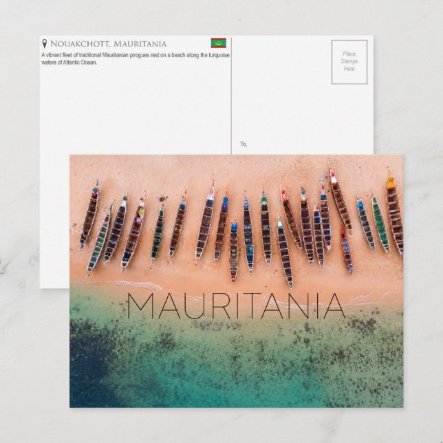 Nouakchott, Mauritânia cartão postal de viagem (Frente/Verso)