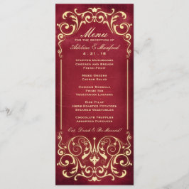 Nouveau Victorian: Menu Casamento Vermelho e Doura