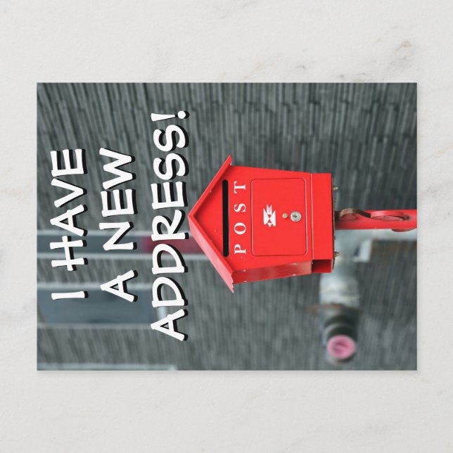 Nova Alteração do Cartão Postal de Endereço (Frente)