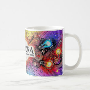 Nova Aura com esta caneca de café cerâmica de 11 O