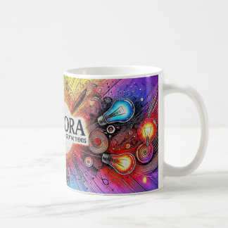 Nova Aura com esta caneca de café cerâmica de 11 O