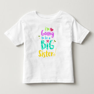 Nova Camisa de Anúncio da Bebê da Irmã Maior