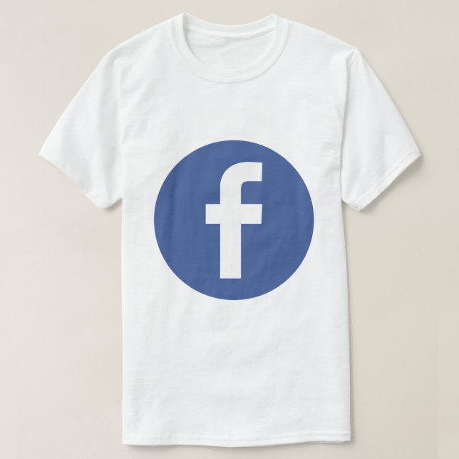 Nova camiseta do Facebook (Frente do Design)
