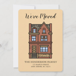 Nova casa Mudamos o anúncio de mudança de casa