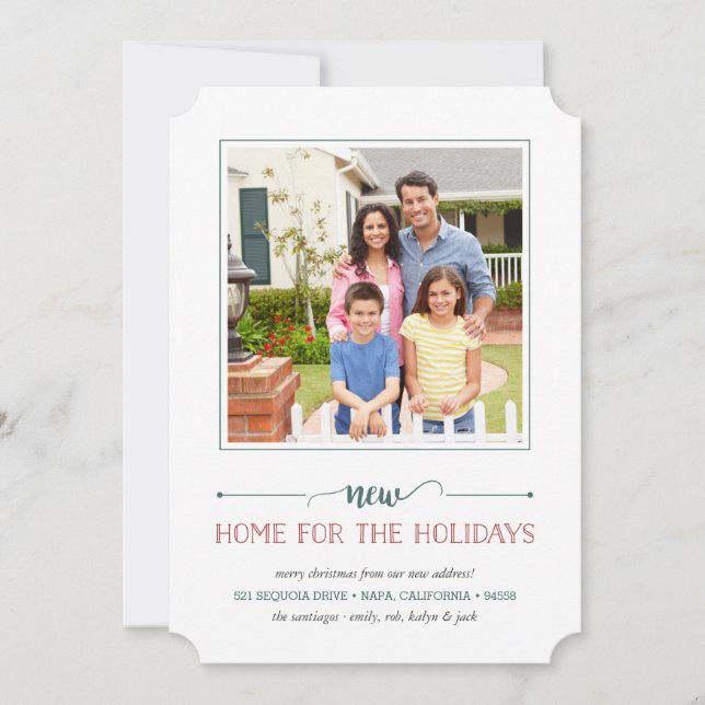 Nova Casa para o Anúncio de Mudança das Festas (Frente)