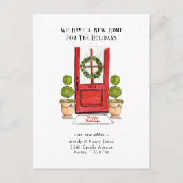 Nova casa para o cartão postal de feriados