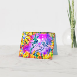 NOVA CRENÇA FAERIES PEQUENO CARTÃO DE GANHAMENTO