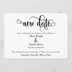 Nova Data de Fuga Adiada Anúncio de Casamento