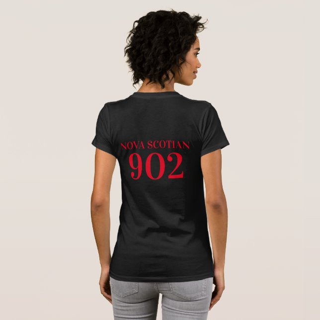 Nova Escócia T-Shirt Nova Escócia 902 (Parte Traseira Completa)