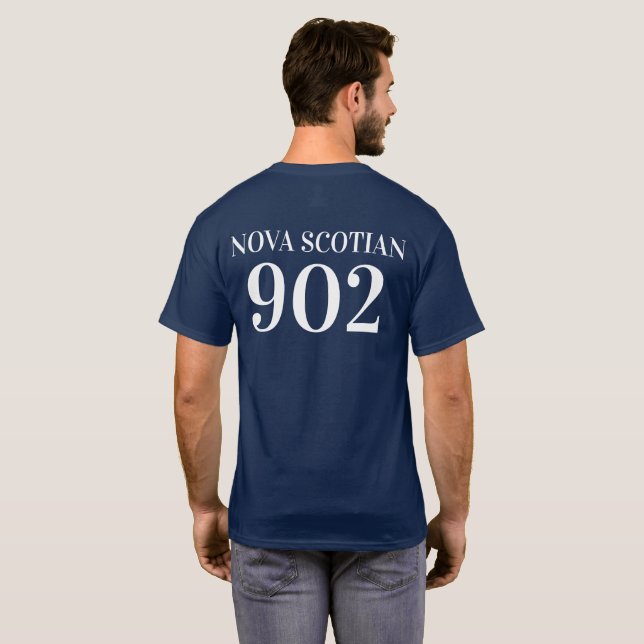 Nova Escócia T-Shirt Nova Escócia 902 (Parte Traseira Completa)