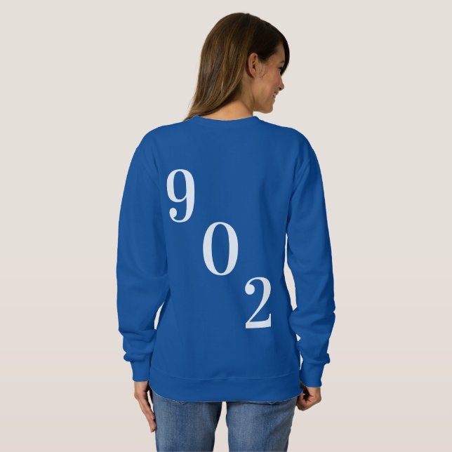 Nova Escócia T-Shirt Nova Escócia 902 halifax rosa (Parte Traseira Completa)