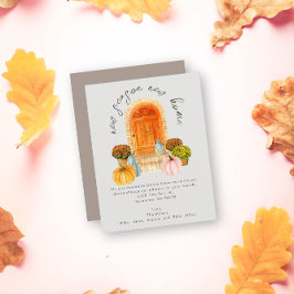 Nova Estação Novo Cartão de Anúncio de Movimentaçã