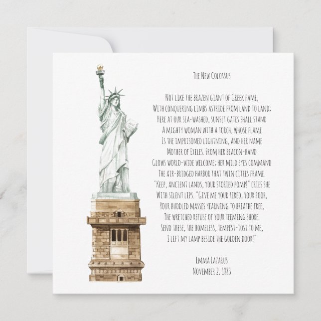 Nova Estátua Colossus Liberdade (Frente)