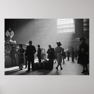 Nova Iorque central grande do poster da estação 