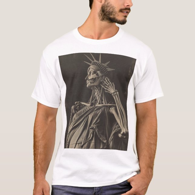 Nova Iorque Estátua da Camiseta Gráfica da Liberda (Frente)