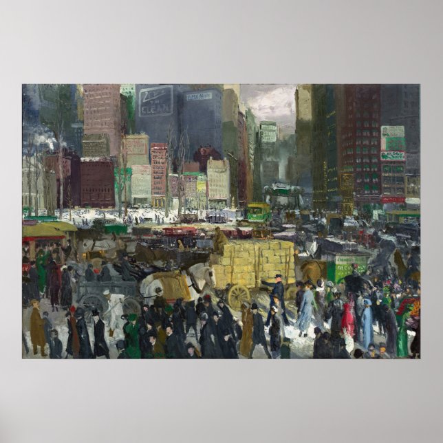 Nova Iorque - George Bellows Fine Art Poster (Frente)