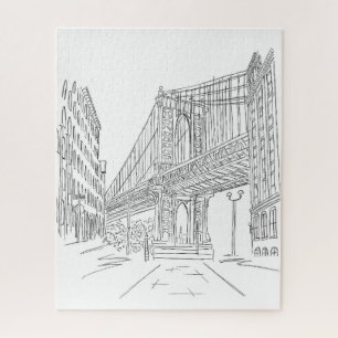 Nova Iorque Manhattan Bridge Jigsee Quebra-cabeça