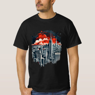 Nova Iorque Manhattan skyline T-Shirt design