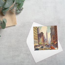 Nova Iorque Poster viagens vintage