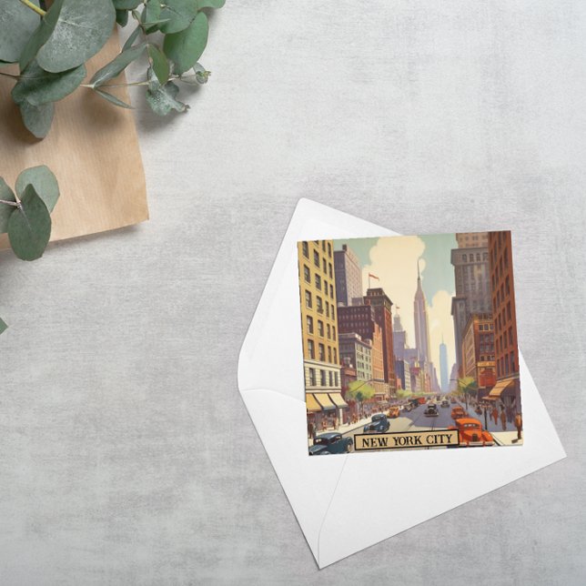 Nova Iorque Poster viagens vintage (Criador carregado)