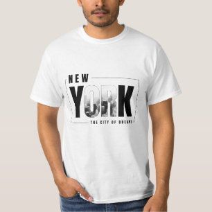 Nova Iorque Skyline OR T-Shirt - Chic Urbano