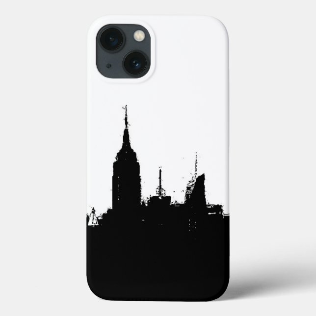 Nova Iorque Skyline Silhouette iPad Air Case (Verso)