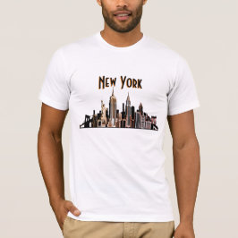 Nova Iorque Skyline T-Shirt