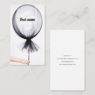 Nova moda, cartão de visita criativa