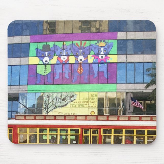 Nova Orleães Mousepad (Frente)