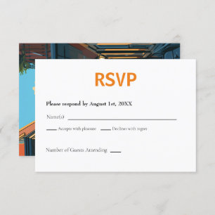 Nova Orleans Louisiana - Retrô de Cartão RSVP